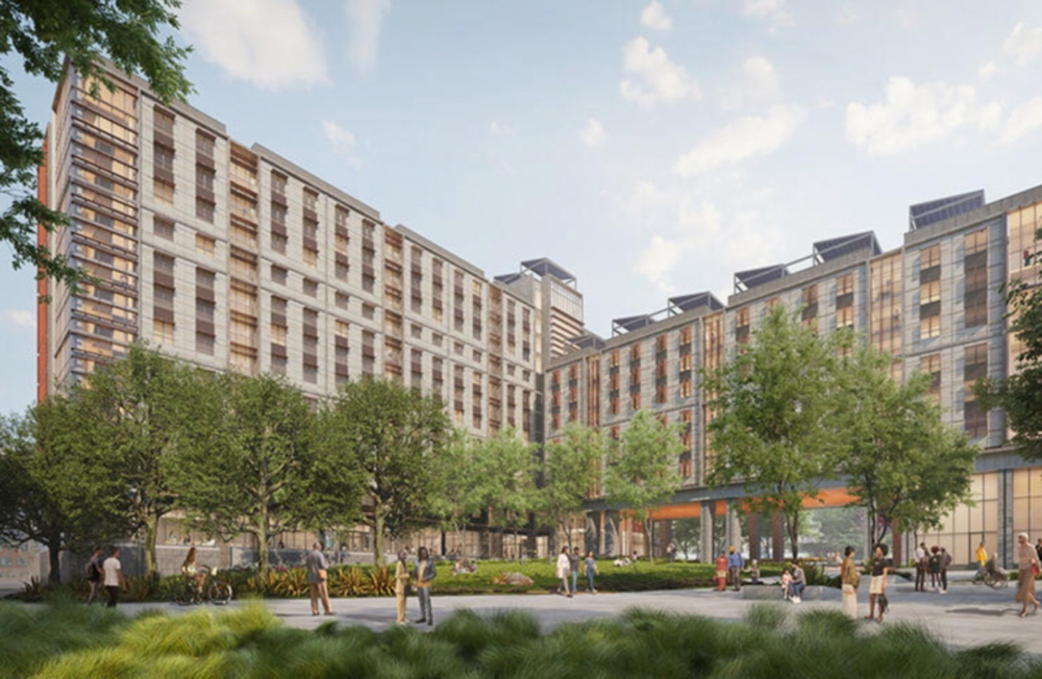 People's Park Student Housing rendering by Architects