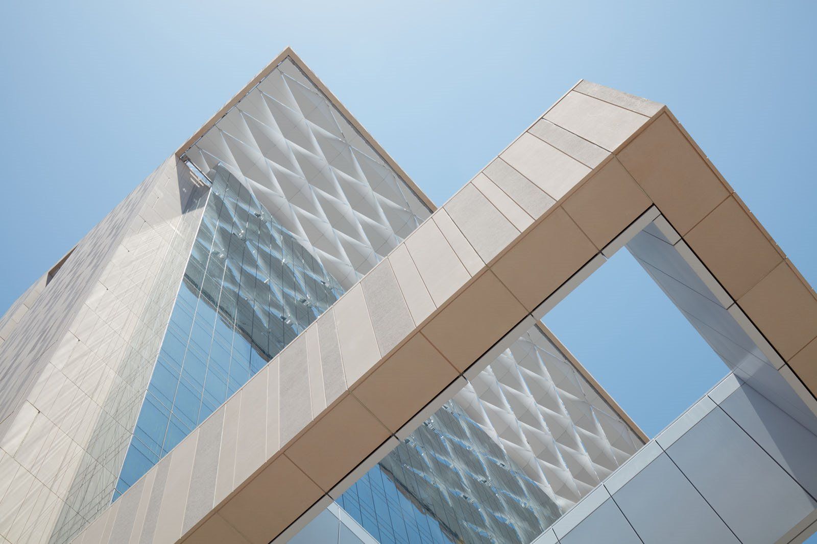 Low angle view of a building.